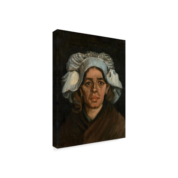 Vincent Van Gogh 'Head Of A Woman' Canvas Art,14x19